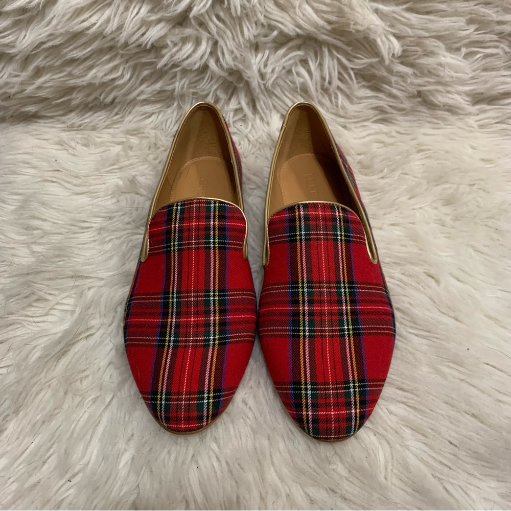 JCrew Tartan Plaid Loafers